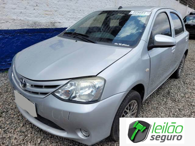 LOTE 020 TOYOTA/ETIOS X AT 1.3 16V DUAL VVT-I 2017